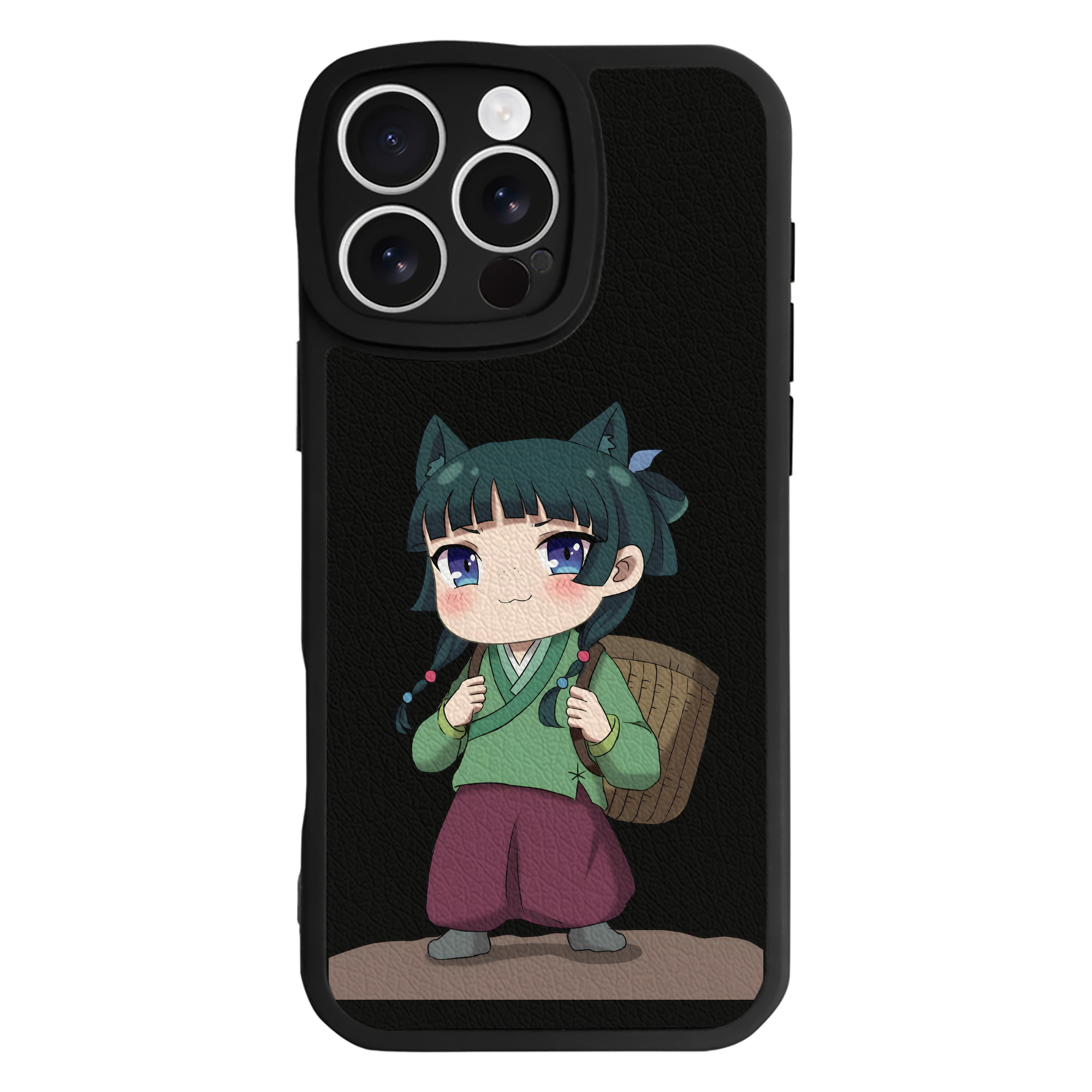 薬屋のひとりごと The Apothecary Diaries 【iPhone 16シリーズ対応】シリコンスマホケース（レザー調） 材質：シリコン